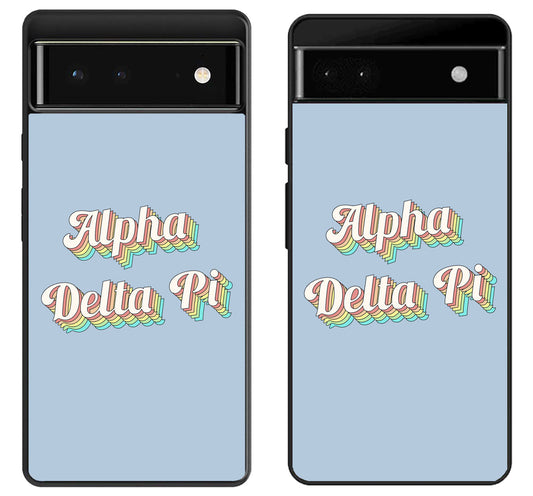 Alpha Delta Pi Rainbow Google Pixel 6 | 6A | 6 Pro Case