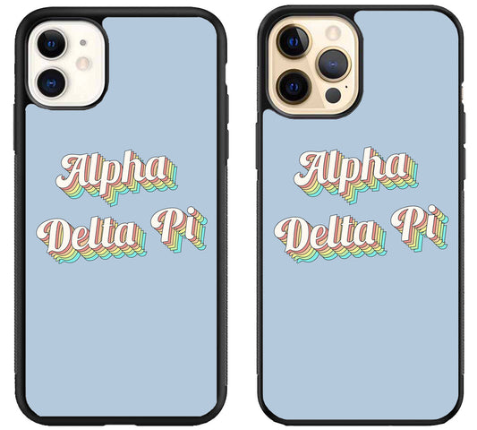 Alpha Delta Pi Rainbow iPhone 12 | 12 Mini | 12 Pro | 12 Pro Max Case