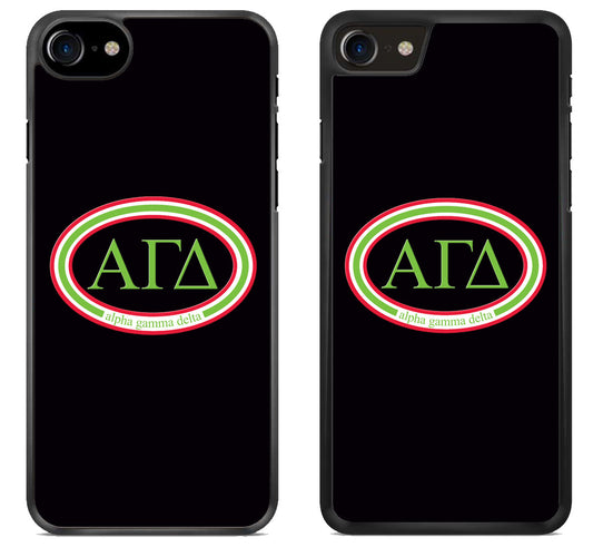 Alpha Gamma Delta Black iPhone SE 2020 | iPhone SE 2022 Case