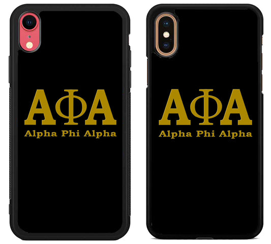 Alpha Phi Alpha Gold iPhone X | Xs | Xr | Xs Max Case