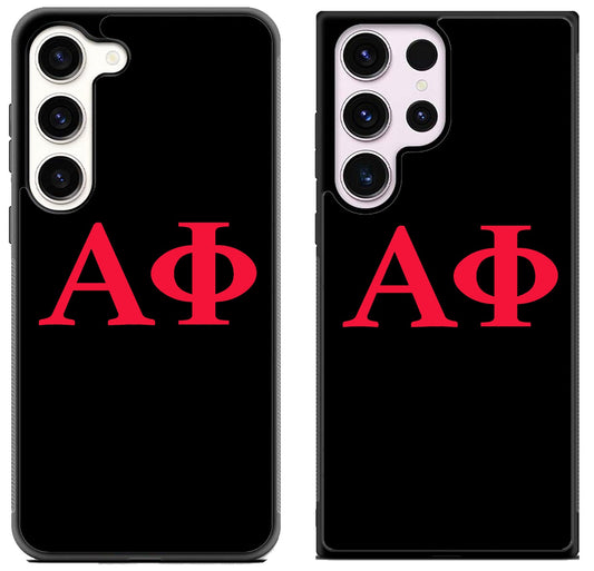 Alpha Phi Black Samsung Galaxy S23 | S23+ | S23 Ultra Case