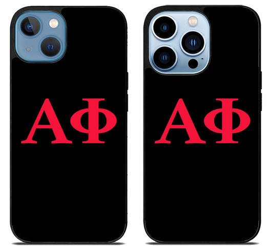 Alpha Phi Black iPhone 13 | 13 Mini | 13 Pro | 13 Pro Max Case