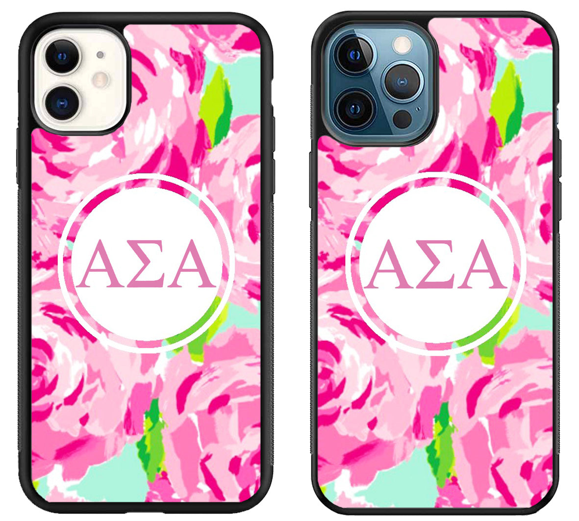 Alpha Sigma Alpha Flowers iPhone 11 | 11 Pro | 11 Pro Max Case