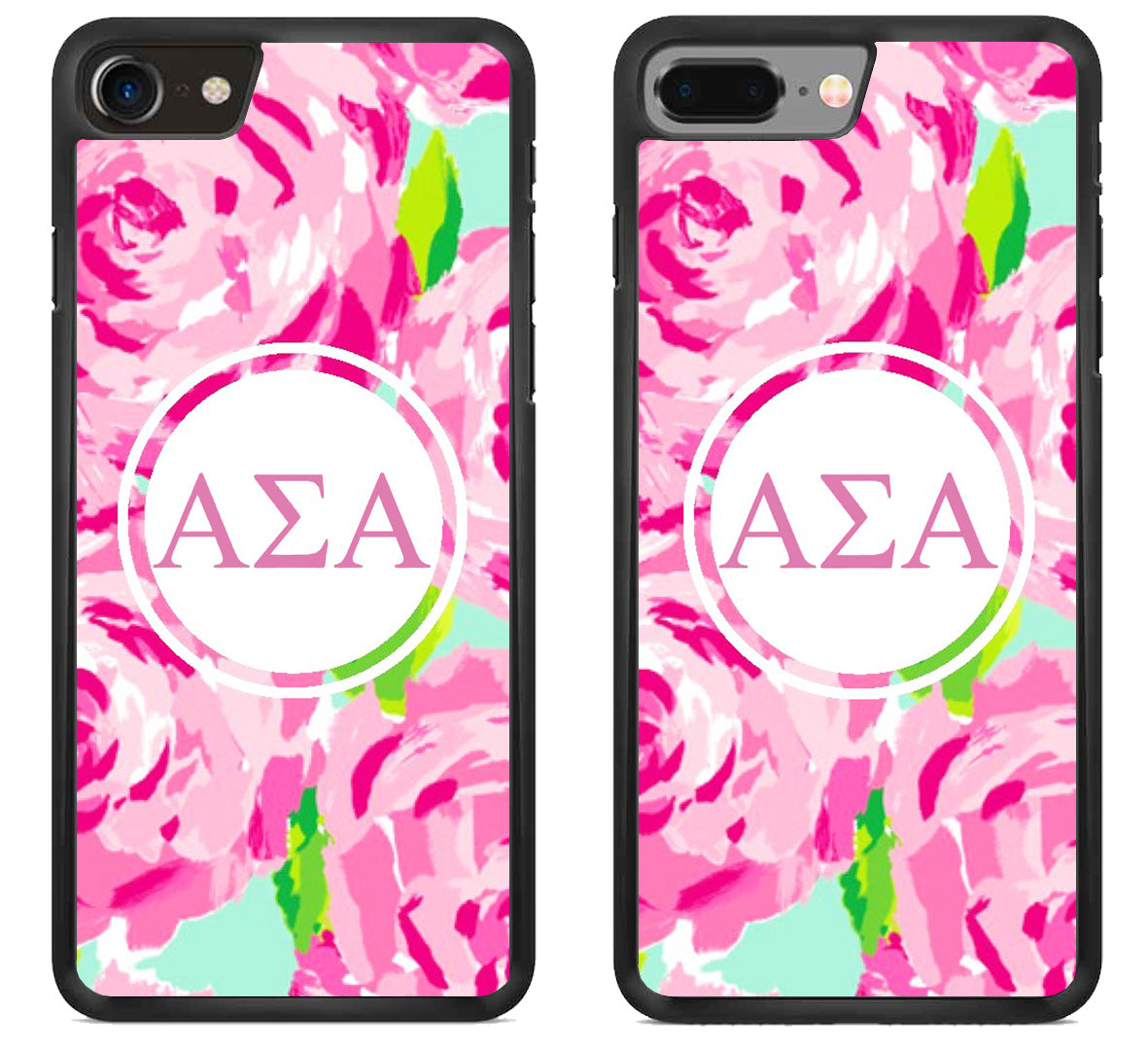 Alpha Sigma Alpha Flowers iPhone 8 | iPhone 8 Plus Case