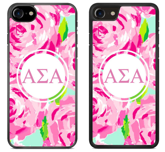 Alpha Sigma Alpha Flowers iPhone SE 2020 | iPhone SE 2022 Case