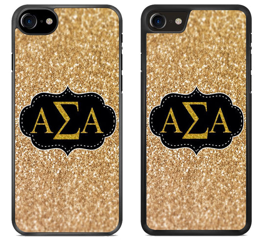 Alpha Sigma Alpha Sparkly iPhone SE 2020 | iPhone SE 2022 Case