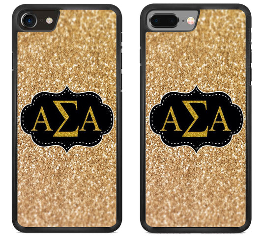 Alpha Sigma Alpha Sparkly iPhone 8 | iPhone 8 Plus Case