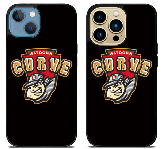 Altoona Curve Black iPhone 14 | 14 Plus | 14 Pro | 14 Pro Max Case