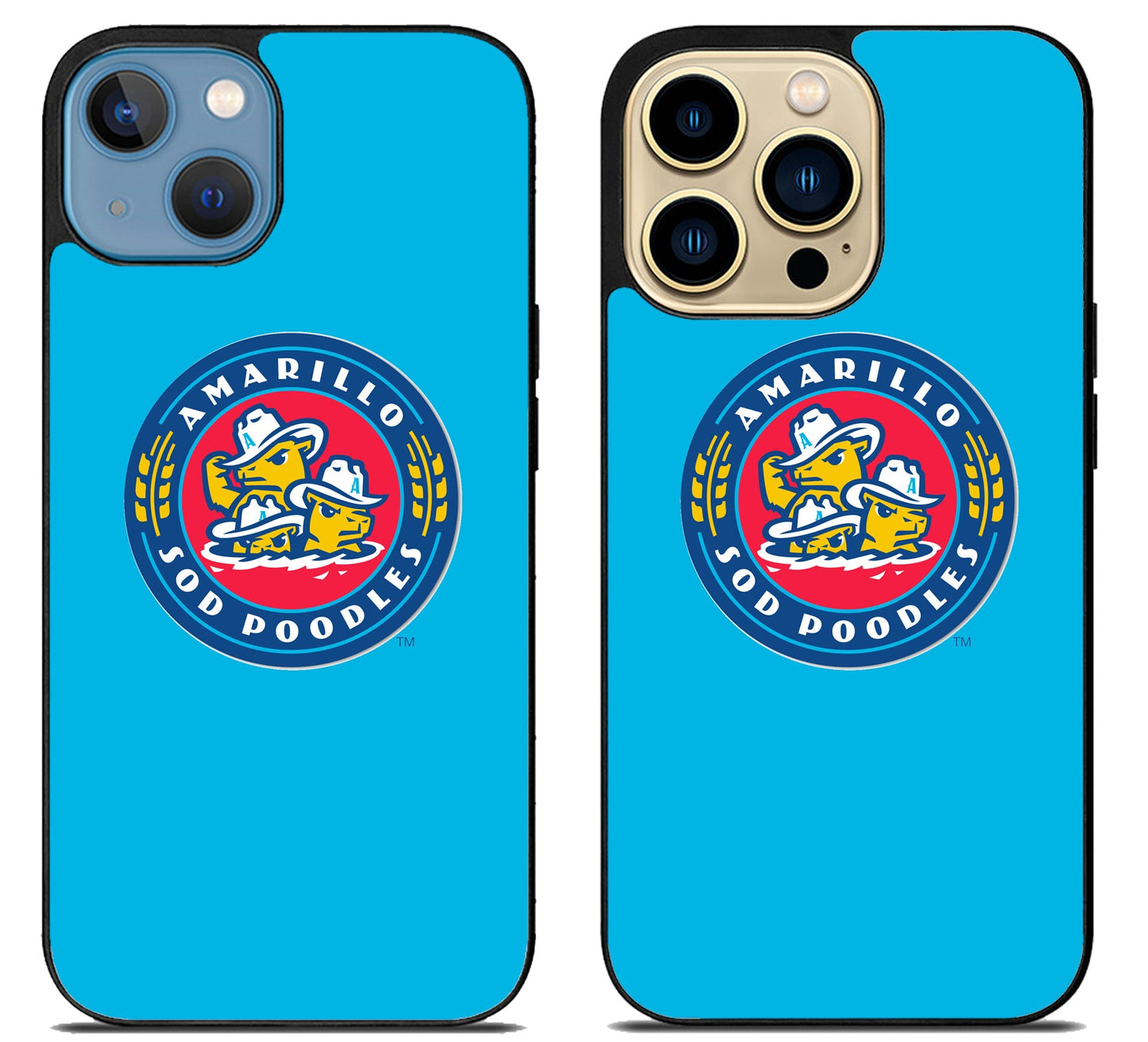 Amarillo Sod Poodles Cover iPhone 14 | 14 Plus | 14 Pro | 14 Pro Max Case