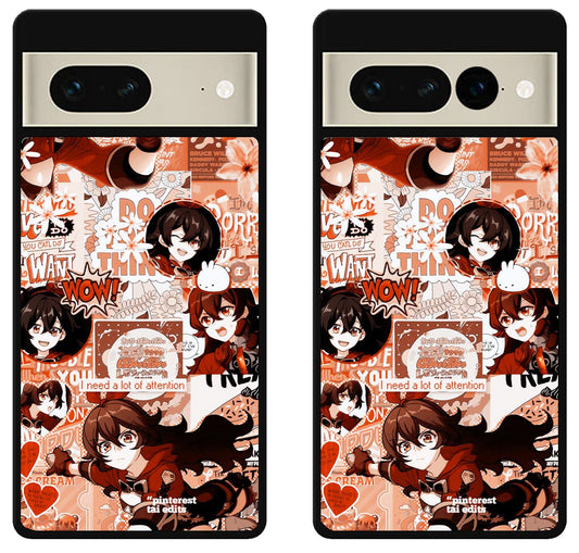 Amber Collage genshin impact Google Pixel 7 | 7 Pro Case