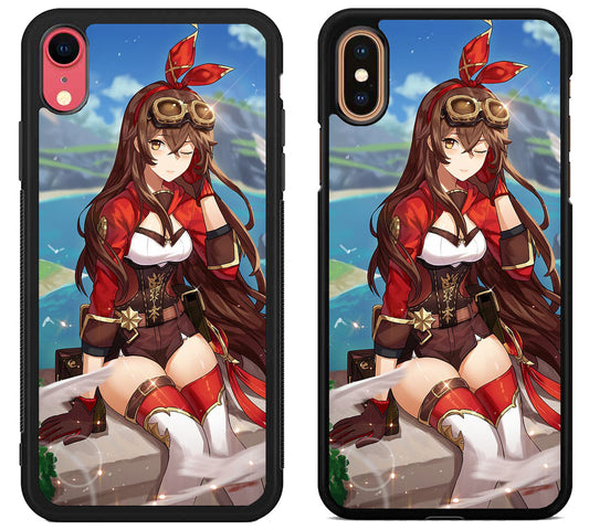 Amber Genshin Impact Cover iPhone X | Xs | Xr | Xs Max Case