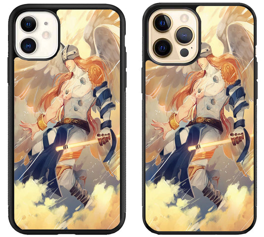 Angemon Digimon Cool iPhone 12 | 12 Mini | 12 Pro | 12 Pro Max Case