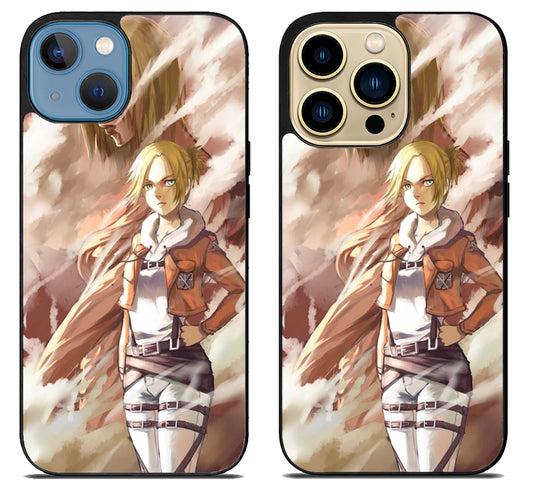 Annie Leonhart Attack on Titan Cover iPhone 14 | 14 Plus | 14 Pro | 14 Pro Max Case