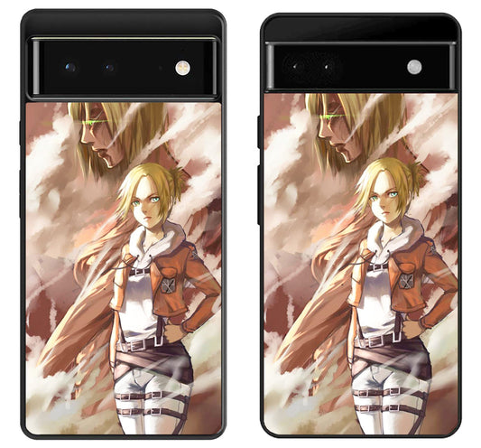 Annie Leonhart Attack on Titan Cover Google Pixel 6 | 6A | 6 Pro Case