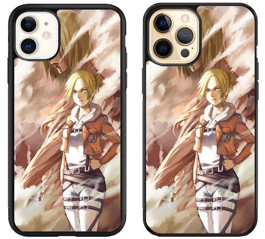 Annie Leonhart Attack on Titan Cover iPhone 12 | 12 Mini | 12 Pro | 12 Pro Max Case