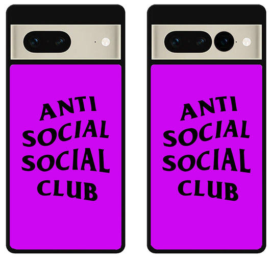 Anti Social Social Club Purple Google Pixel 7 | 7 Pro Case