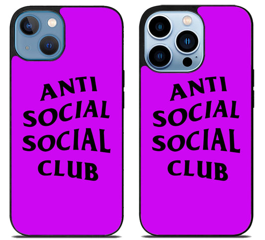 Anti Social Social Club Purple iPhone 13 | 13 Mini | 13 Pro | 13 Pro Max Case