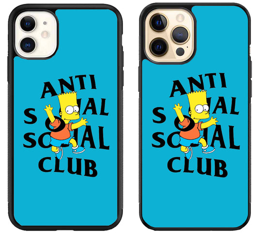 Anti Social Social Club Shimpson iPhone 12 | 12 Mini | 12 Pro | 12 Pro Max Case