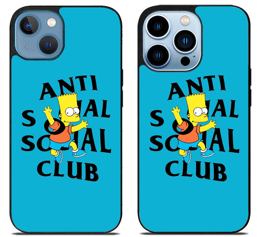 Anti Social Social Club Shimpson iPhone 13 | 13 Mini | 13 Pro | 13 Pro Max Case