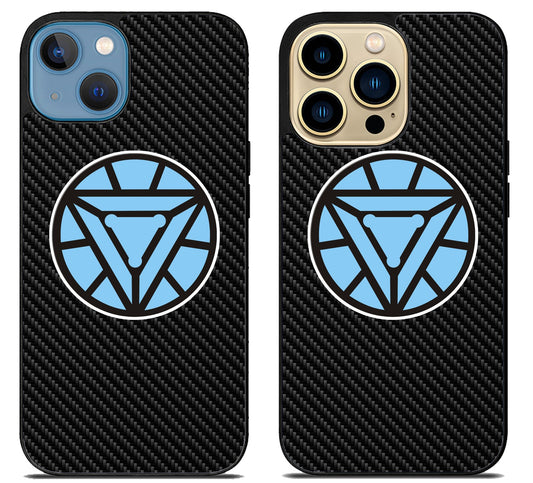 Arc Reactor Iron Man Carbon iPhone 14 | 14 Plus | 14 Pro | 14 Pro Max Case