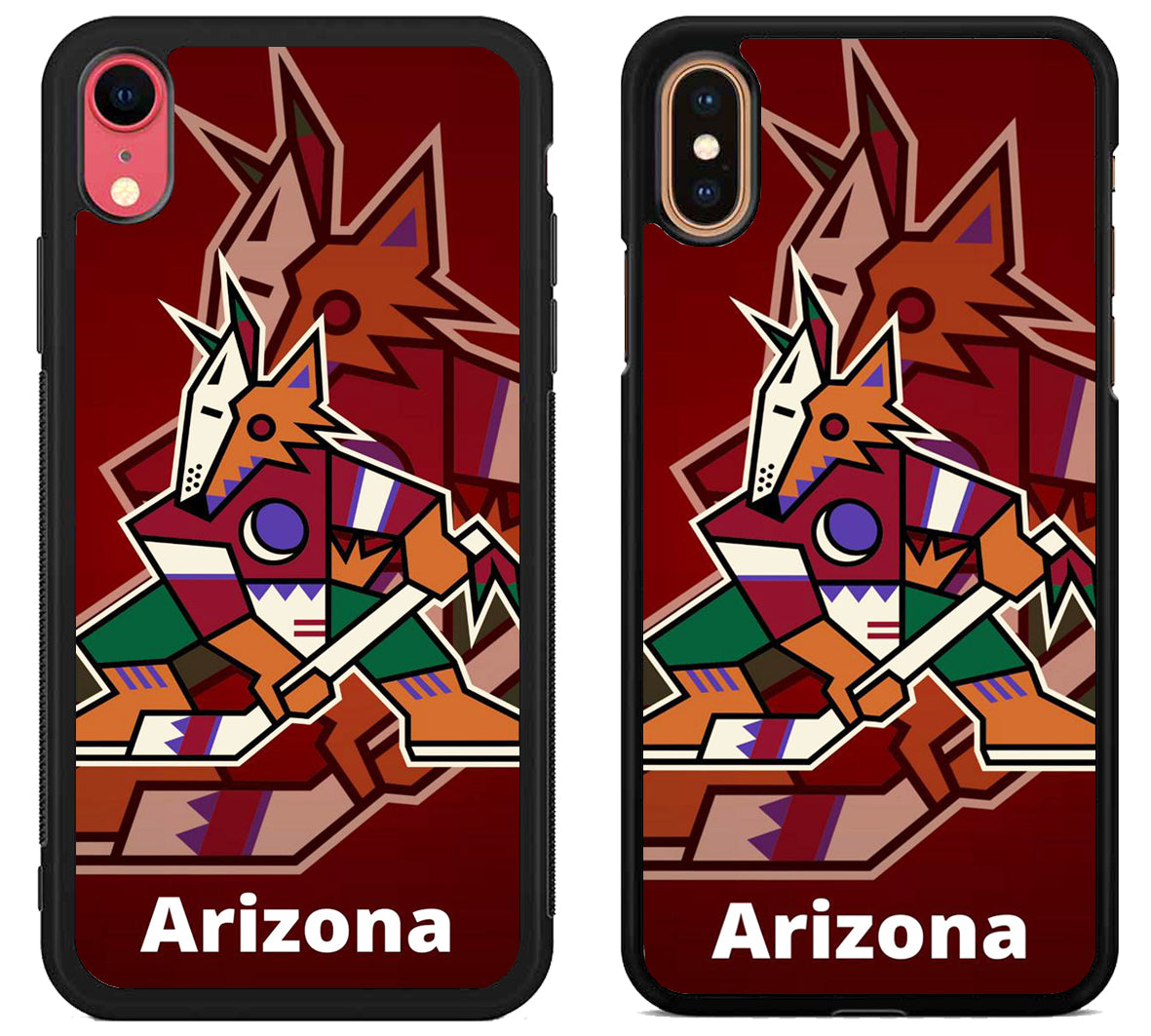 Arizona Coyotes Background Logo iPhone X | XS | XR | XS Max Case