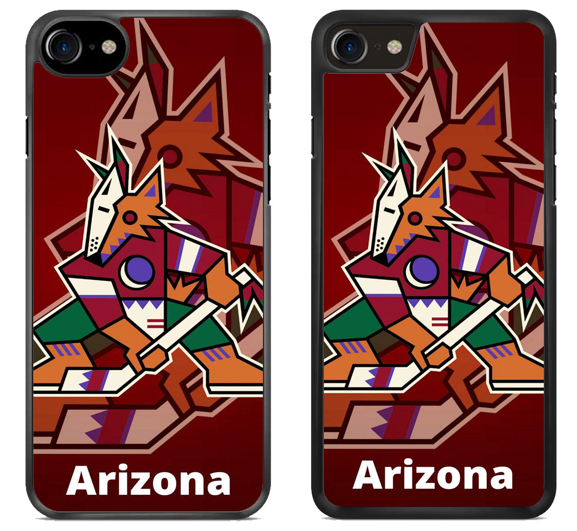 Arizona Coyotes Background Logo iPhone SE 2020 | iPhone SE 2022 Case