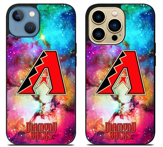 Arizona Diamondbacks Galaxy iPhone 14 | 14 Plus | 14 Pro | 14 Pro Max Case