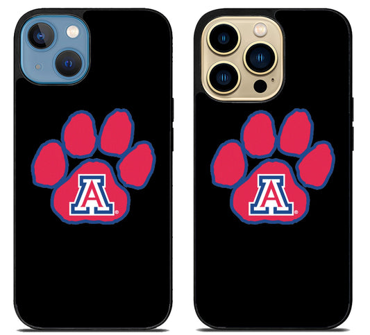 Arizona Wildcats Paw iPhone 14 | 14 Plus | 14 Pro | 14 Pro Max Case