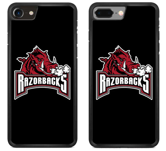 Arkansas Razorbacks Black Logo iPhone 8 | iPhone 8 Plus Case