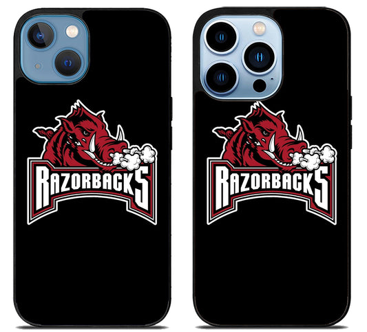 Arkansas Razorbacks Black iPhone 13 | 13 Mini | 13 Pro | 13 Pro Max Case