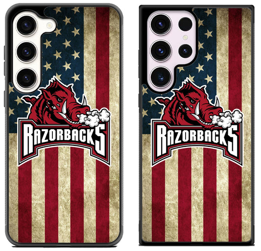 Arkansas Razorbacks Flag Samsung Galaxy S23 | S23+ | S23 Ultra Case