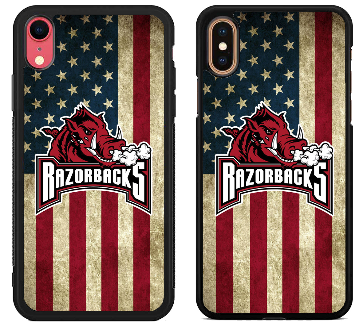 Arkansas Razorbacks Flag iPhone X | Xs | Xr | Xs Max Case