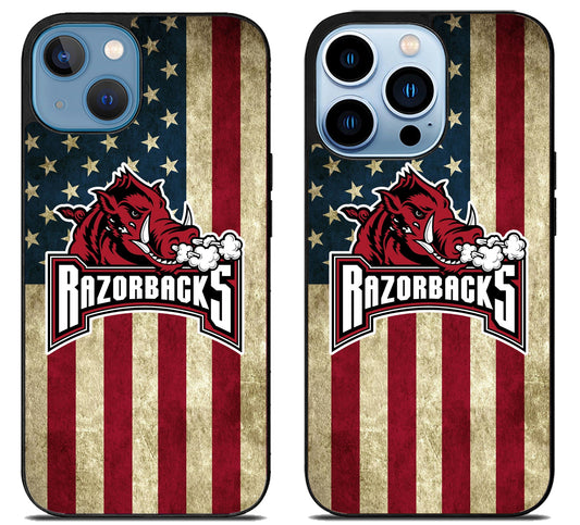 Arkansas Razorbacks Flag iPhone 13 | 13 Mini | 13 Pro | 13 Pro Max Case