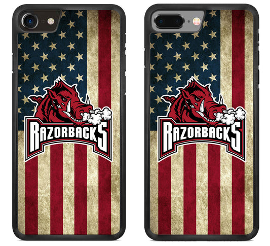 Arkansas Razorbacks Flag iPhone 8 | iPhone 8 Plus Case