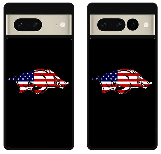 Arkansas Razorbacks Flag Google Pixel 7 | 7 Pro Case