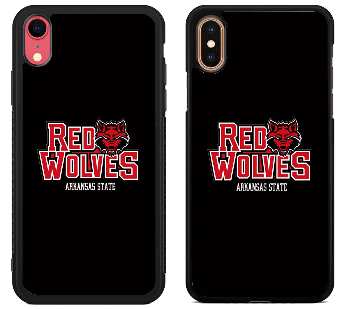 Arkansas State Red Wolves Black iPhone X | XS | XR | XS Max Case
