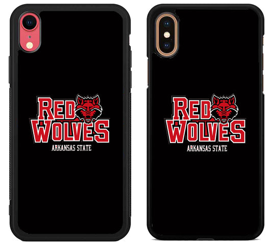 Arkansas State Red Wolves Black iPhone X | XS | XR | XS Max Case