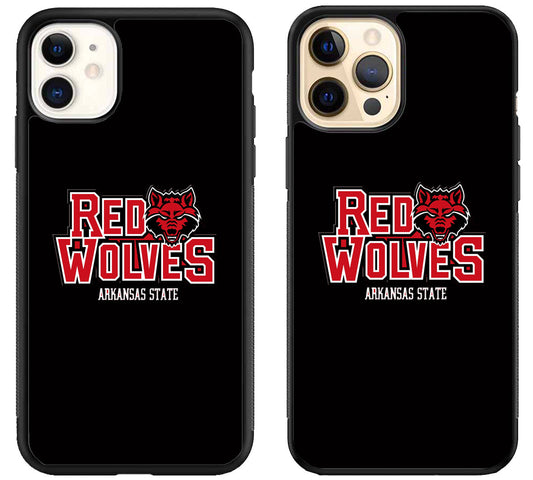 Arkansas State Red Wolves Black iPhone 12 | 12 Mini | 12 Pro | 12 Pro Max