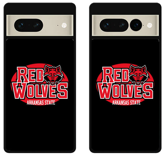 Arkansas State Red Wolves Logo Google Pixel 7 | 7 Pro Case