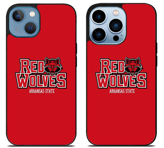 Arkansas State Red Wolves Logo iPhone 13 | 13 Mini | 13 Pro | 13 Pro Max Case