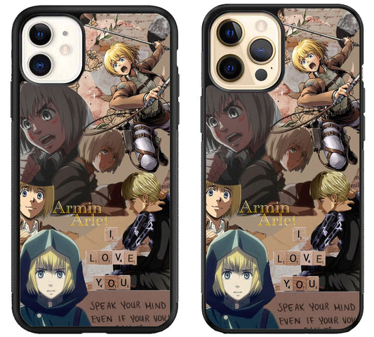 Armin Arlert Attack on Titan Cool iPhone 12 | 12 Mini | 12 Pro | 12 Pro Max Case