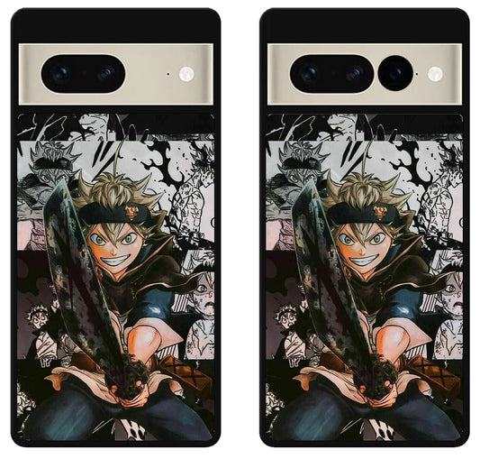 Asta Black Clover Collage Google Pixel 7 | 7 Pro Case