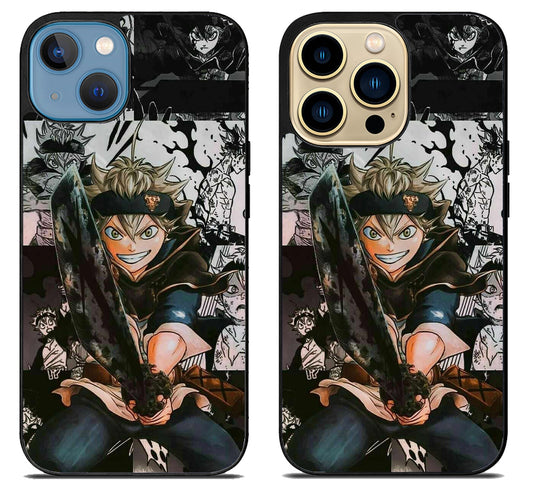 Asta Black Clover Collage iPhone 14 | 14 Plus | 14 Pro | 14 Pro Max Case