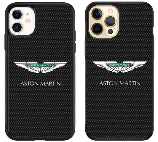 Aston Martin Black Carbon iPhone 12 | 12 Mini | 12 Pro | 12 Pro Max