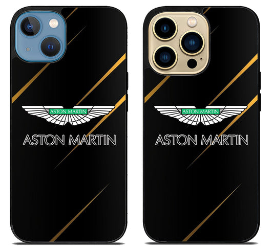 Aston Martin Black Metallic iPhone 14 | 14 Plus | 14 Pro | 14 Pro Max Case