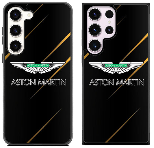 Aston Martin Black Metallic Samsung Galaxy S23 I S23+ I S23 Ultra Case