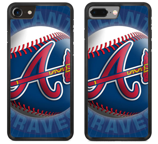 Atlanta Braves Background iPhone 8 | iPhone 8 Plus Case