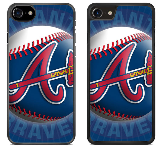 Atlanta Braves Background iPhone SE 2020 | iPhone SE 2022 Case