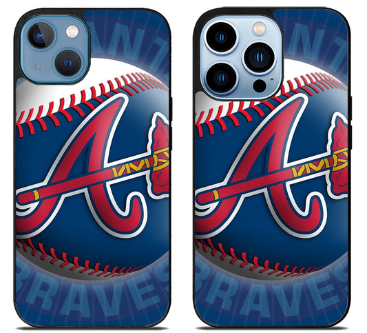 Atlanta Braves Background iPhone 13 | 13 Mini | 13 Pro | 13 Pro Max Case