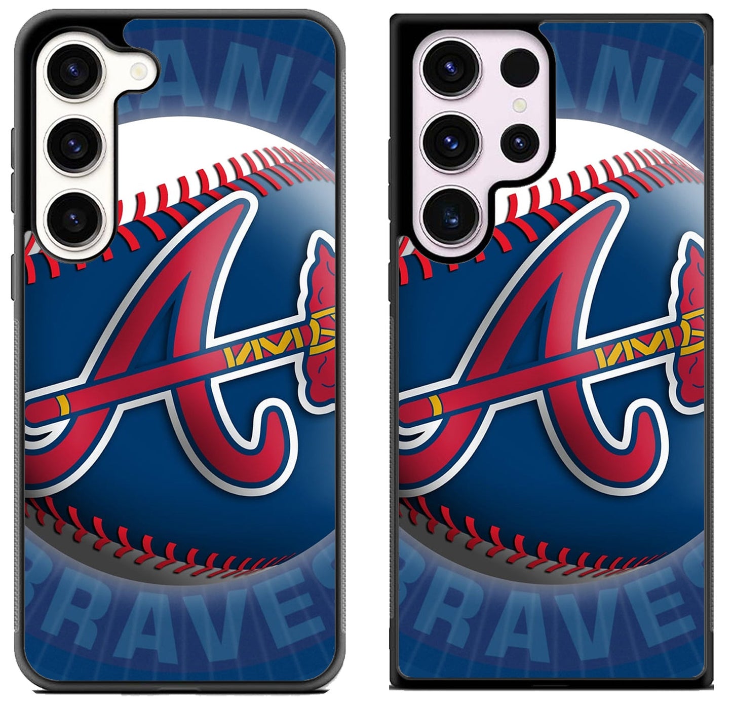 Atlanta Braves Background Samsung Galaxy S23 I S23+ I S23 Ultra Case